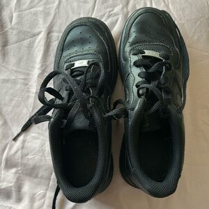Nike Air Force 1, size 4, black